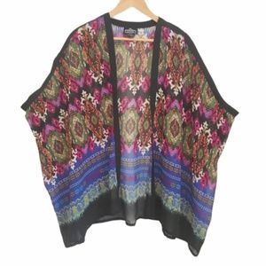Angie colorful kimono boho S (runs very big!)